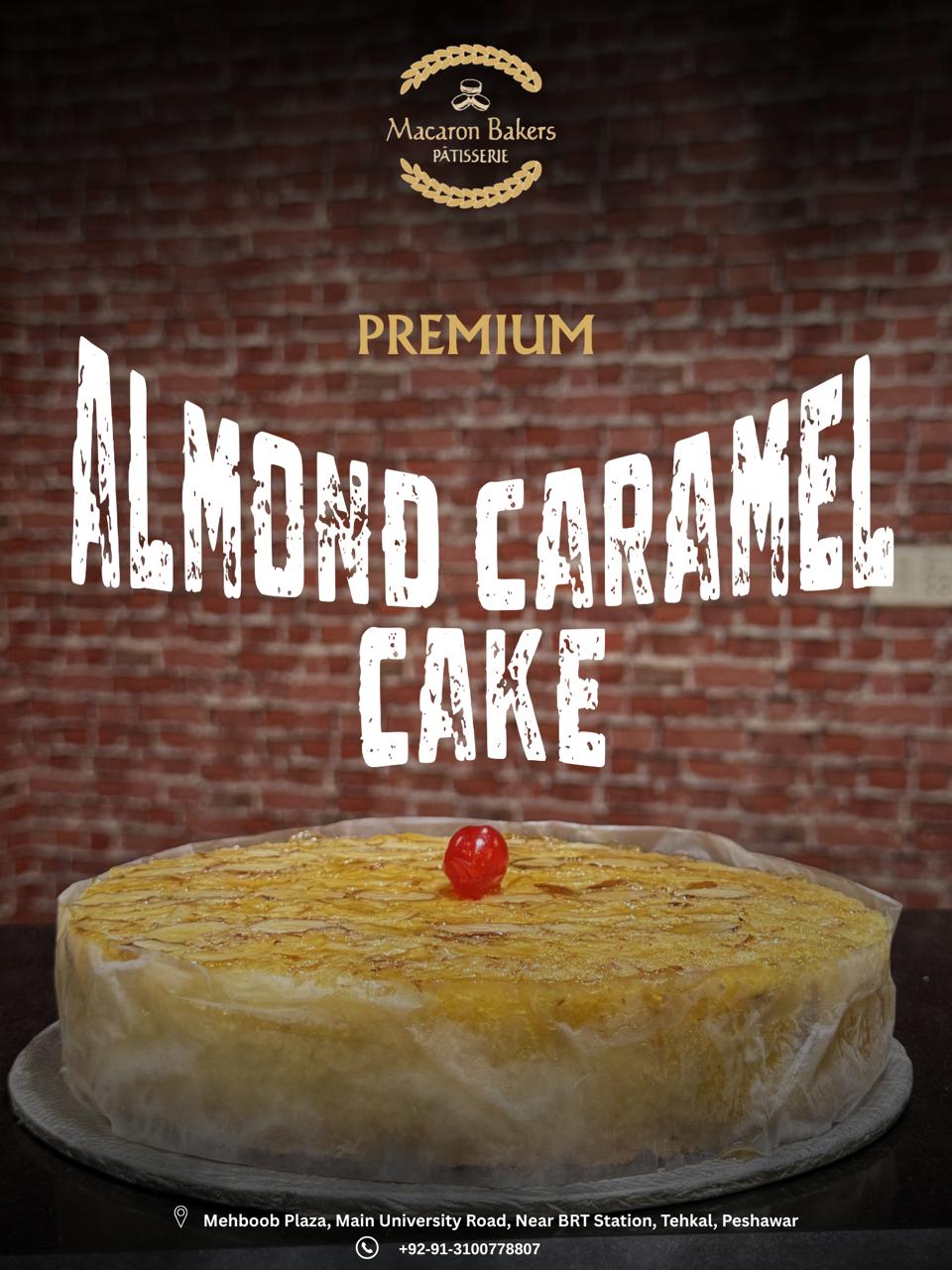Almond Caramel Cake